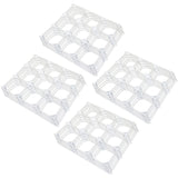 20 Wall Grid Latex Molding Accessories Plastic 9 Hole Balloon Fence For Birthday Wedding Decoration