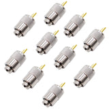 10PCS RF UHF Male RG8 RG58 Cable Lug Antenna Connector PL259