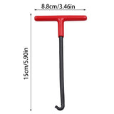 Hook With T Handle Stretcher Tool Motorcycle Automotive Dirt Bike Puller For Spring Disassembly