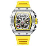 Luxury Watch Men ONOLA Fashion Unique Design Multi-functional Automatic Mechanical Watches Men's Tape Waterproof Wristwatch