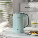 1pc, Small Electric Kettle, Travel Mini Hot Water Boiler Heater, 304 Stainless Steel 0.8L Portable Electric Kettles For Boiling Water, 5 Mins Coffee Kettle Travel Teapot With Auto Shut-Off, Summer