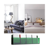 40cm Long Acrylic Wall Mounted Catalog Document Brochure Rack for Office Coffee Shop Display