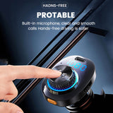Car MP3 Music Player Bluetooth 5.0 FM Transmitter PD23W Handsfree Car Kit QC3.0 Dual USB Charger Support TF Card Play