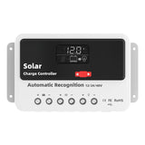 PWM Charge 10A-60A with LCD Display Solar Photovoltaic Controller System 12V/24V for Lead-acid Lithium Battery