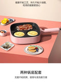 Breakfast hine 3 In 1 Household Non-stick Steak Frying Pan Egg Burger Electric Sand Maker Toaster Baking Waffle Cooking