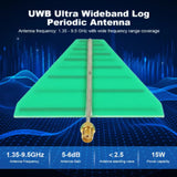 1.35GHz-9.5GHz Broadband UWB Ultra Wideband Log Periodic Antenna 5-6dB Versatile Applications