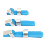 Adjustable 3Pcs Metal Aluminium Alloy Baseball Finger Splint Lightweight Sponge Lining Relief Sport Injuries Adult
