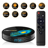 HK1 RBOX R3 Android 11.0 TV 4GB RAM 64GB ROM RK3566 Support 8K HD 2.4G/5G Dual WiFi 1000M BT4.0 Set Top Box
