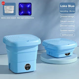 Portable Washing Machine - 4.5L, Mini Dehydratable For Dormitory, Student, Travel