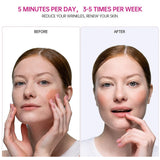 New Upgraded Therapeutic Warmth Face Massage Red LED Light 4-in-1 Skincare Tool Wand Reduce Wrinkles Anti-Aging Face Care Tools