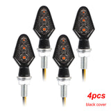 12V Motorcycle Signal Lights LED Metal Universal Moto Indicator Lamp Front Rear Turn Signals Brake Stop Lamps Accessories