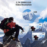 Newest 2K Camcorder 16X Zoom Infrared Vlogging Video Camera for Youtube 2.7K 48MP Portable Digital Recorder Live Streaming