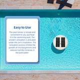Advanced Solar Pool Cleaner - Reduce Chlorine & Eliminate Algae for Above Ground and Inground Pools