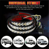 Fall Warning Signal Brake Strip Sequential Turn Signals Under Tailgate LED Light Bar For