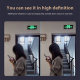 2.4G Wireless Visual Doorbell - With Screen, Smart High-definition Video Monitoring, Intelligent, Two-Way Intercom