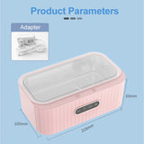 50HZ Ultrasonic Cleaner - Ideal for Watches, Lens, Glasses, Denture, Razor Brush and More