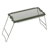 Outdoor Foldable Iron Grid Barbecue Table - Multifunctional Portable for Picnic, BBQ, Travel