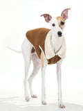 Pet Dog Cat Autumn And Winter Clothes Brown Suede Jacket