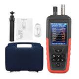 Air Quality Tester Humidity Monitor Dust Particle Counter 6-Channel 0.3um/ 0.5μm/ 1.0μm/ 2.5μm/ 5.0μm/ 10um PM2.5 PM10 Detector