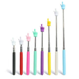 Finger Reading Classroom Pointer Portable Stainless Steel Teaching Stick Whiteboard Presentations for Teachers