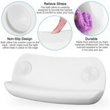 SPA Pillow,Non-slip Bathtub Headrest Soft Waterproof Bath Pillows with Suction Cups Easy To Clean Bathroom Accessories