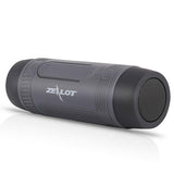 ZEALOT S1 Outdoor BT Speakers Portable Sound Box IPX5 Waterproof LED Flashlight SOS with Microphone