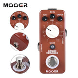 Mooer Pure Octave  Guitar Pedal Precise Polyphonic Octave Guitar Effect Pedal 11 Octave Modes Mini Octave Modes True Bypass Full