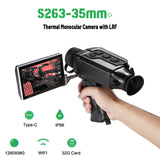 Infrared Thermal Imaging Camera S263 384*288 Pixel Thermal Night Vision 1000M Rangfinder Hot Spot Tracking Cross Cursor Hunting