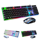 G21 USB Wired Set LED Rainbow Color Backlight Gaming Computer Mouse Keyboard