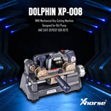 Xhorse XP008 Dolphin XP-008 Key Cutting hine for Special Double Bit Keys