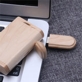 USB Flash Drive U Disk Memory Stick External Memory Wooden Flash Drive With Box Portable U Disk