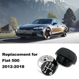 5 Speed T Type Gear Shift Knob For Fiat 500 2012-2018 Shifter Stick Lever Pen Handle Replacement Parts Manual Adapter