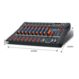 DJ Controller Mixer Audio Sound Mi Table Card Professional PC Digital Consoles Interface Console Pro Equipment 8 Channel
