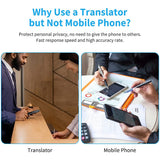 Portable Audio 137 Language Translator Offe In Real Time Smart AI Voice Photo Translation Device