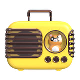 Portable Bluetooth 5.0 Speaker Cute Music Player Support TWS Handsfree With Built-in HD Microphone Rechargeable Lithium Battery