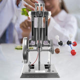 Diesel Model Internal Combustion Engine - Stainless Steel Educational Toy for Physics Class, Lab Teaching Tool for DIY Students