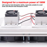 DIY Semiconductor Refrigeration Cooler 180W High Power Coog Device Trinuclear Thermoelectric Peltier