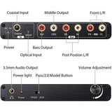 5.1Ch Digital Audio Converter DTS / AC3 for DOLBY Decoding Input 5.1 Decoder SPDIF Coaxial to RCA