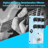 M-VAVE Effect Pedal Digital Modeling Reverberation Effector with 9-Mode Reverb Selection for Guitar
