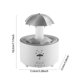 Rotating Umbrella Drop Humidifier Multipurpose for Home Tabletop Study
