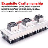 DIY Semiconductor Refrigeration Cooler 180W High Power Coog Device Trinuclear Thermoelectric Peltier