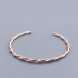 Twisted Rope Bracelet Ring With Simple And Stylish Personality