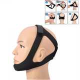 2pcs Anti Headband Chin Strap Stop Snoring Sleep Jaw Care Triangle Sleeping Support Mask Snore Belt For Woman Man