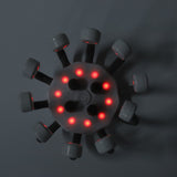 Electric Head Massager 5 Modes Electric Claw Scalp Massager Red LED 900mAh for Workers for Insomnia