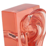 Right Ear Model Clear Waterproof Multifunctional High Simulation Acrylic Ear Display Model Sturdy Transparent Red for Learning