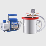 Visible defoaming AB glue stabilized wooden epoxy silicone deoaming bucket vacuum pump tank