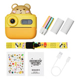 48MP Instant Digital 1080P Child Selfie Camera Toy 2 Inch IPS Screen Gifts for Girls Boys Birthday Holiday Travel