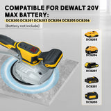 Cordless Tile Vibration Leveg hine Digital Display 8 Adjustable Speed Tiler Vibrator Tool for Battery (No Battery)