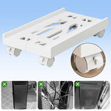 CPU Holder Stand with 4 Caster Wheels Mainframe Bracket Elevate and Organize Your Computer Tower