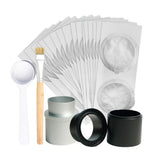 1Set Reusable Vertuo Metal Capsule Filling Tool Refill Kit Aluminum Rack For Nespresso Vertuoline With Brush Spoon